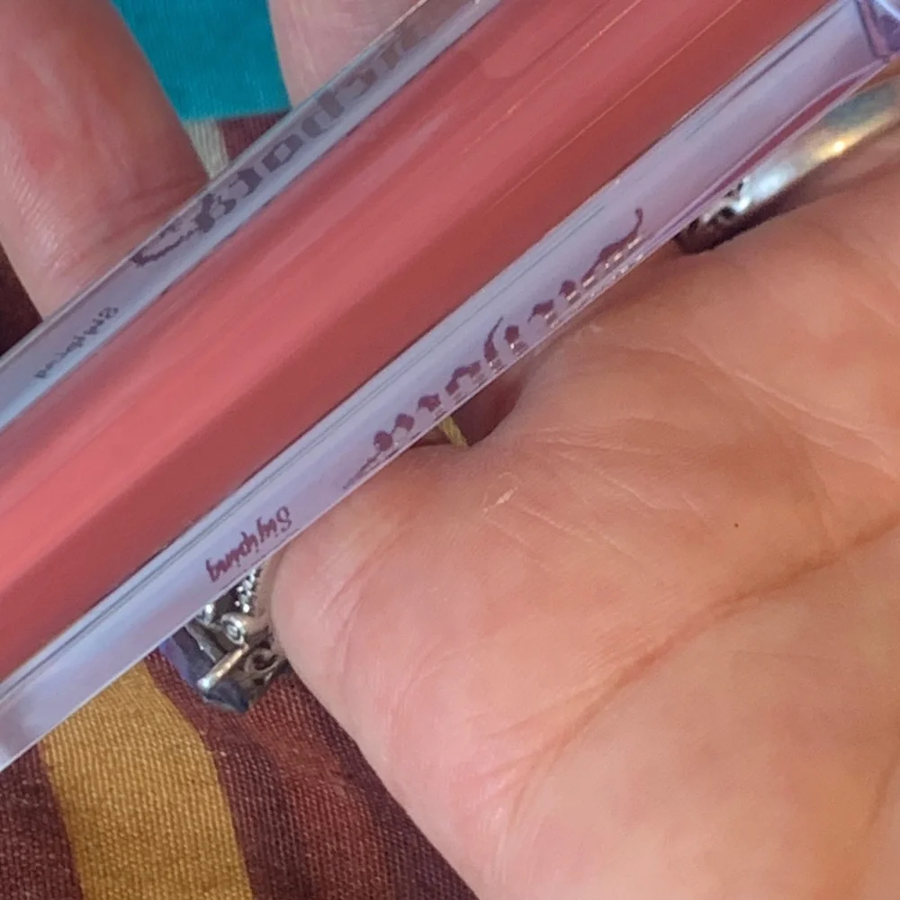 Cute Labubu Lip Gloss brand new pinkish mauve